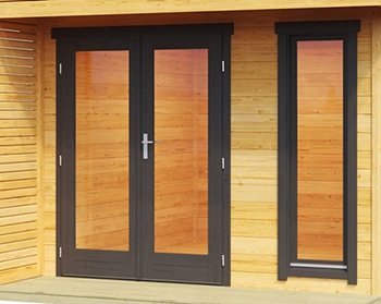 Double Timber Doors