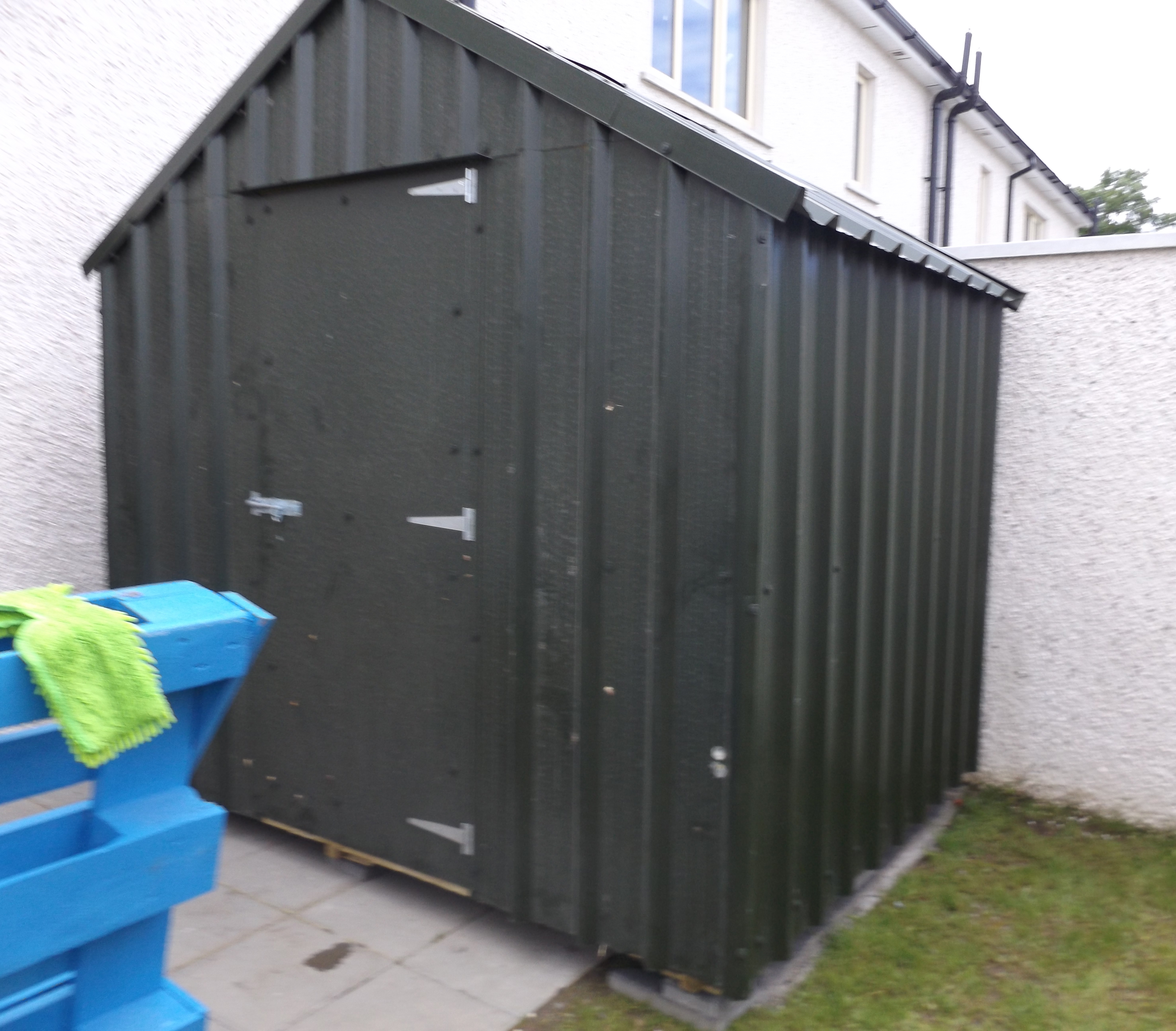 02 Grey 8x8 Steel Timber Frame