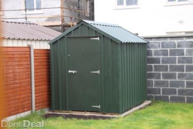 10 Green 8x6 Steel Timber Frame