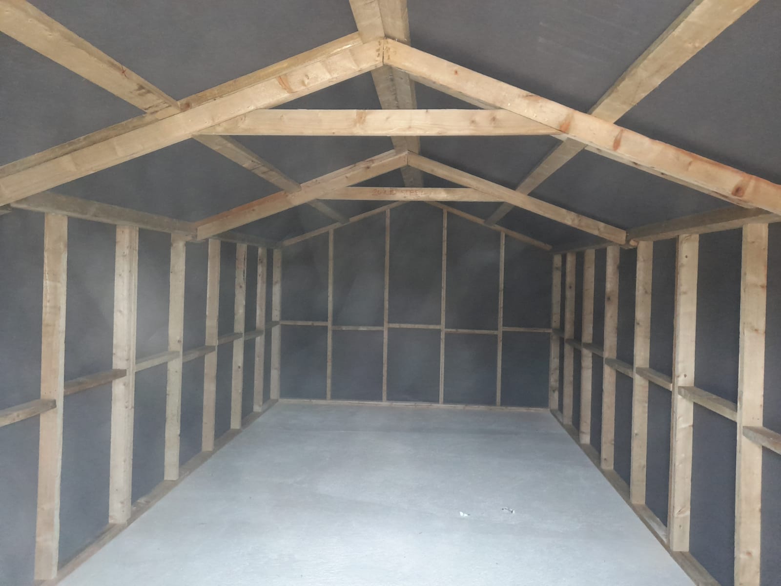 12 Steel Timber Frame Interior